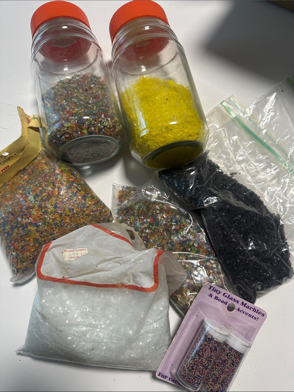 Mixed Lot of Craft Crushed glass